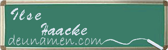 Ilse Haacke Visitenkarte